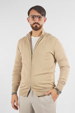 Pullover Zip Intera Basic Cotone 105 | 2 per €50 | Beige 45