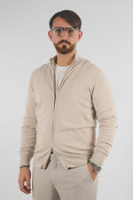 Pullover Zip Intera Basic Cotone 105 | 2 per €50 | Panna 27