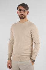 Pullover Girocollo Basic Cotone 110 | 2 per €50 | Panna 27