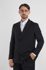 Abito Doppio Petto 4 Bottoni Baggy | Nero