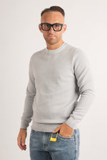 Pullover Girocollo Chicco di Riso 1469 | 2 per €50 | Ghiaccio