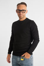Pullover Girocollo Chicco di Riso 1469 | 2 per €50 | Nero