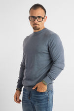 Pullover Girocollo Cashmere Blend 251036 | 2 per €60 | Denim