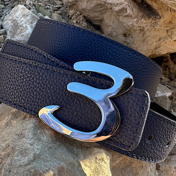 Blue and Black Reversible Belt | Iconic