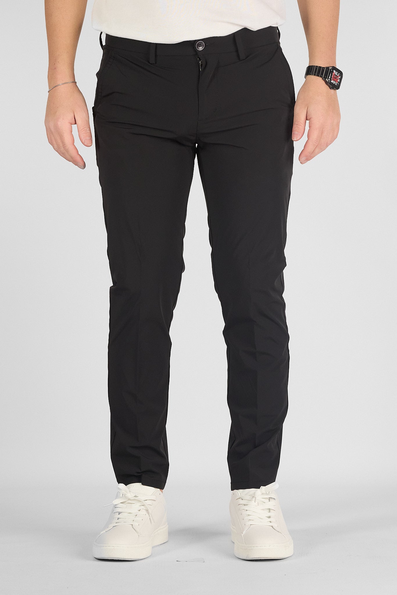 Pantalone Capri Active Super Light No Stiro NS08 | 2 per €60 | Nero 1