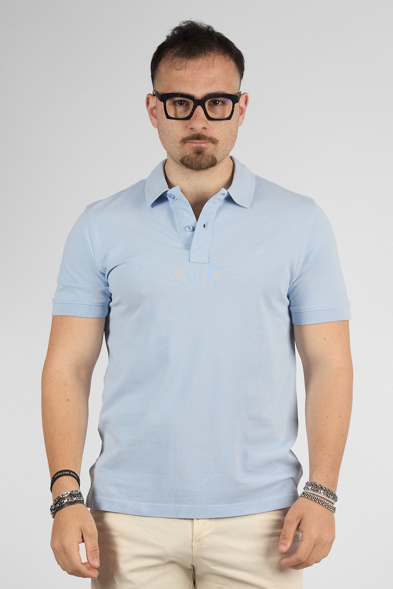 Polo Mezza Manica 100% Cotone Piquet | 2 per €40 | Polvere 56