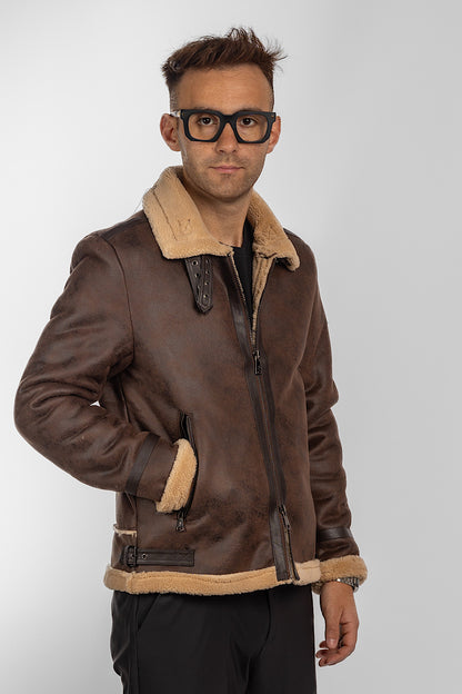 Ecological sheepskin Aviator model | Moro's Head