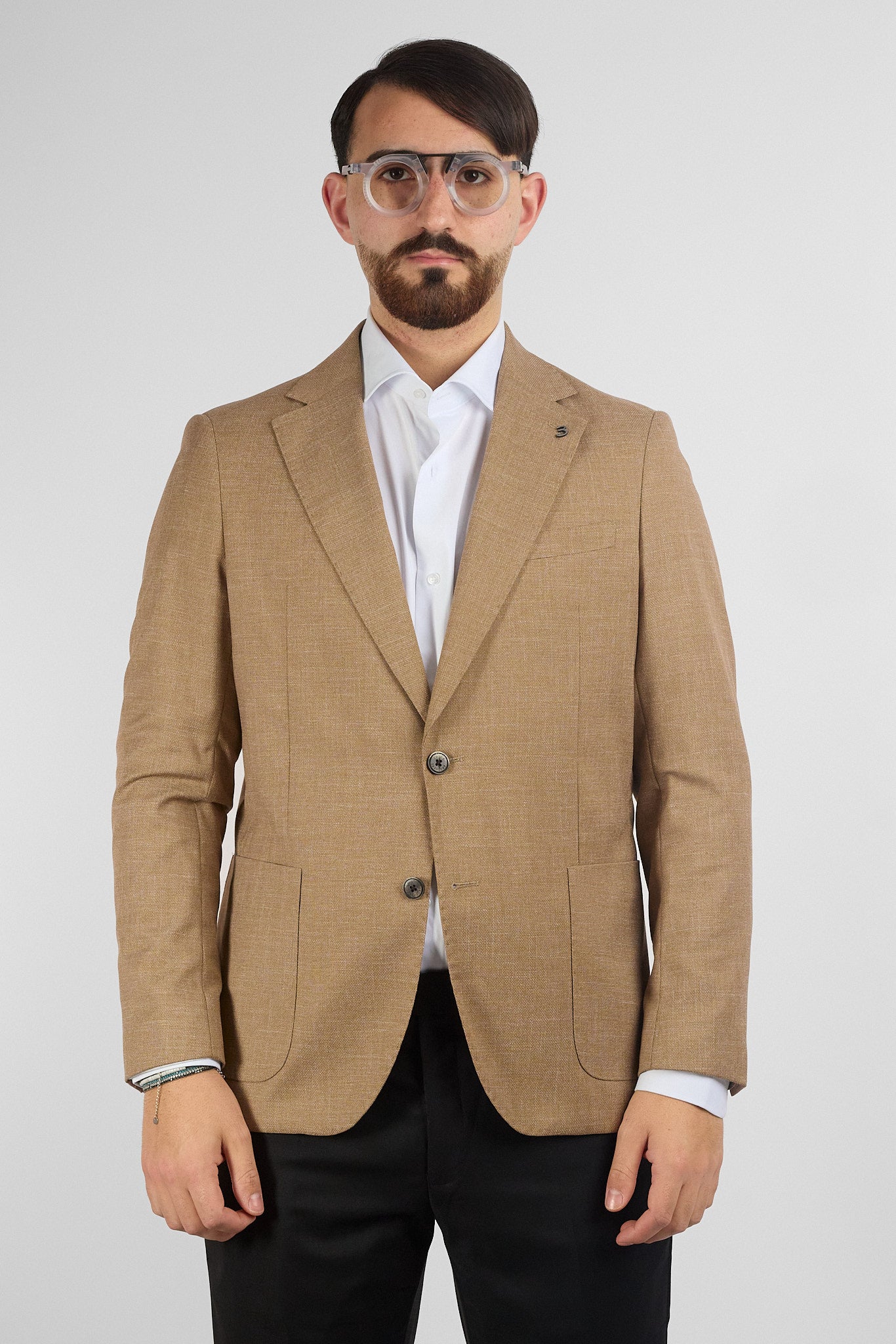 Giacca Lavorata Bring | Beige