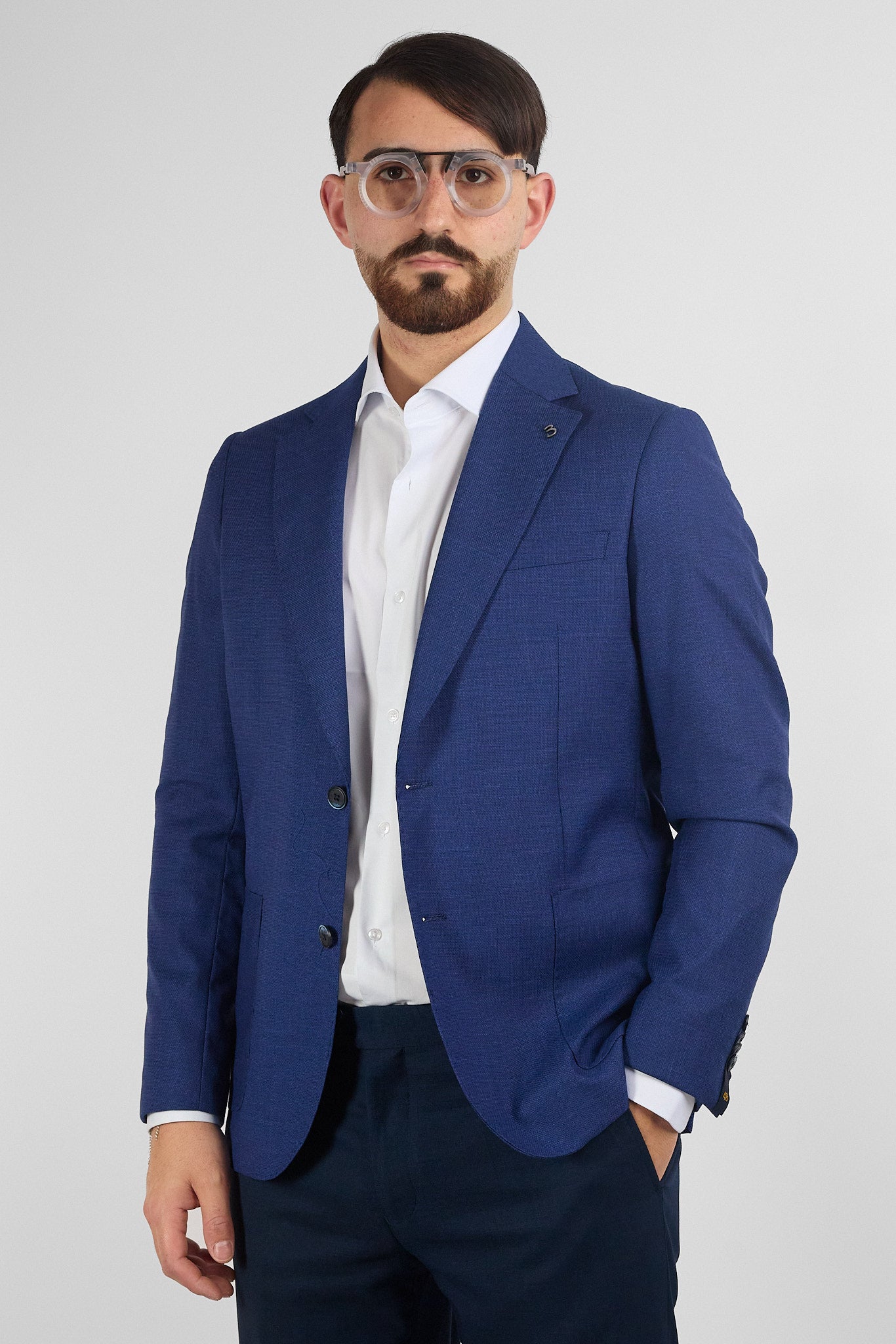 Giacca Lavorata Bring | Blu