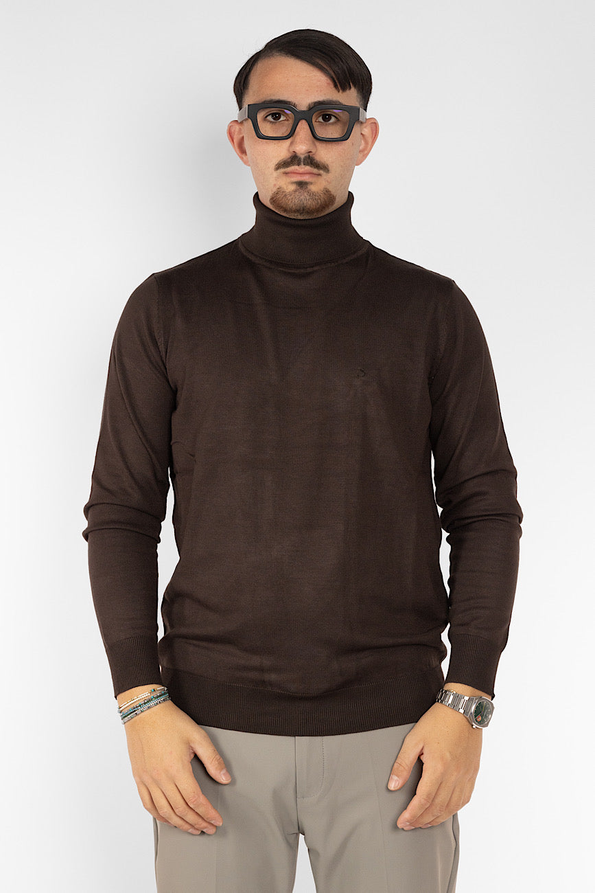 Pullover Collo Alto | 2 + 1 Gratis | Marrone