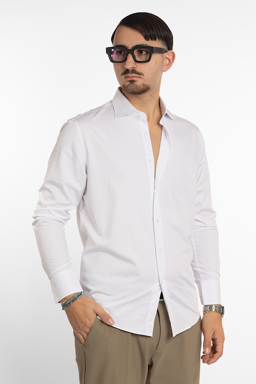 Slim Basic Non-Iron Shirt | White