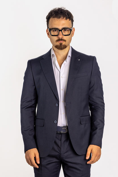 Basic Two Button Suit | Dark Blue