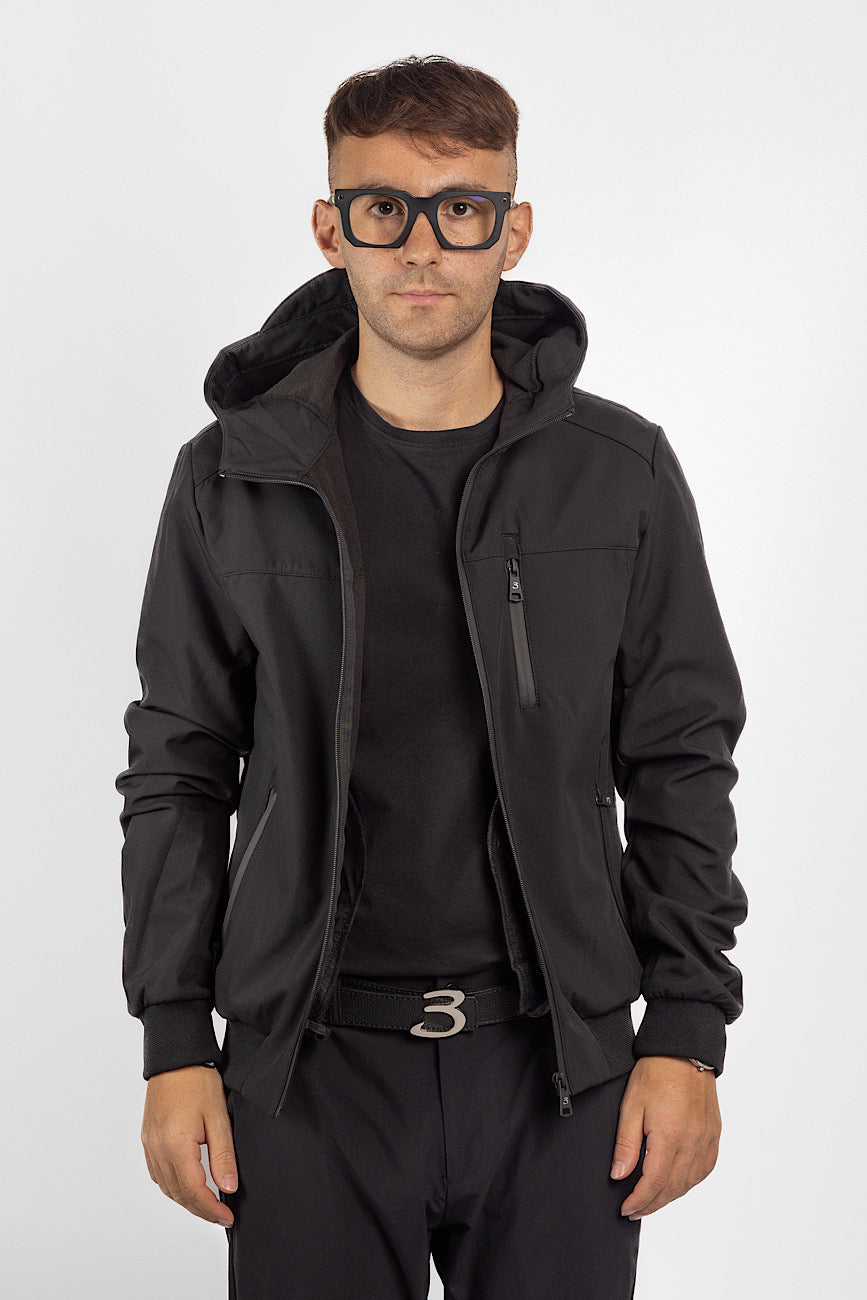 Mutino Waterproof Bomber | Extra Sizes | Black