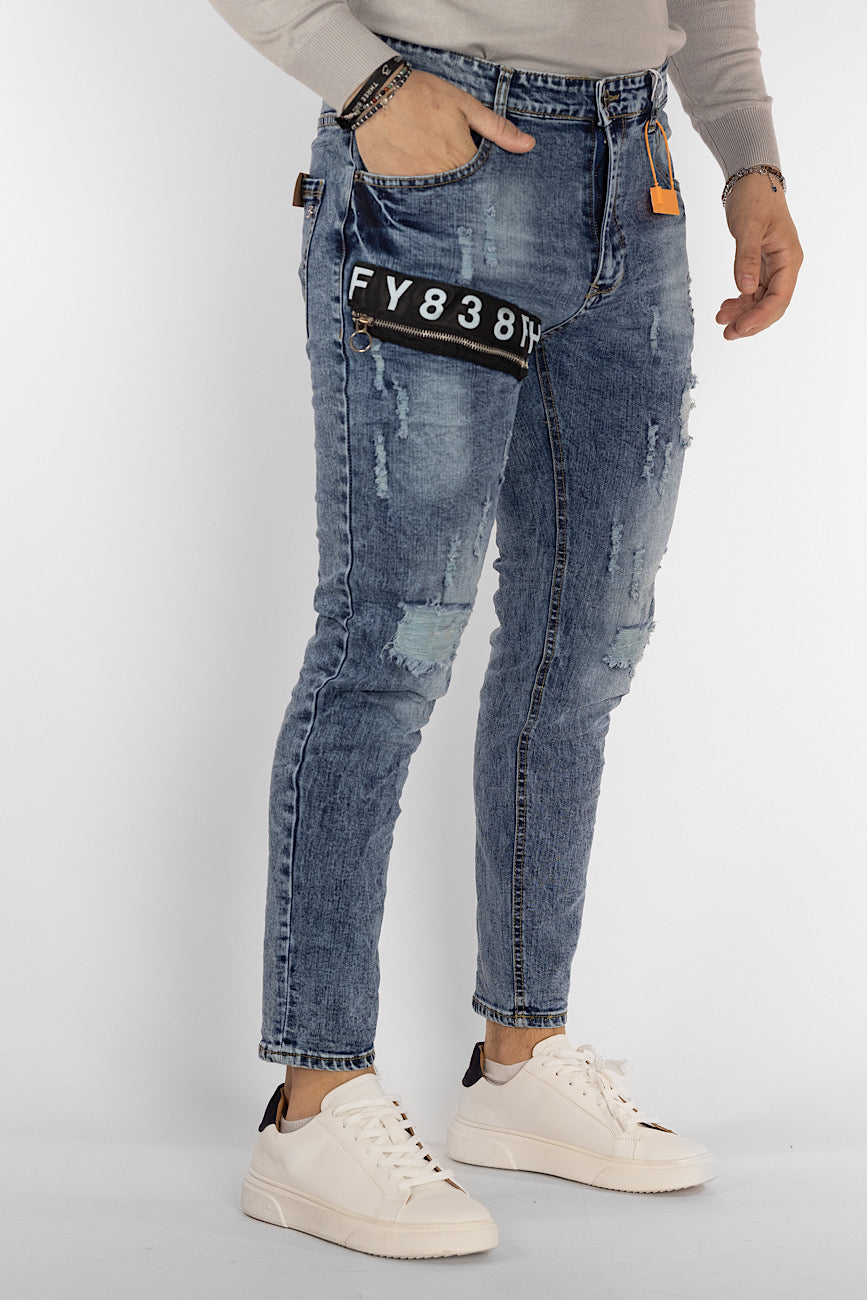 Jeans Worked Wash 10.0 Skinny | 0305