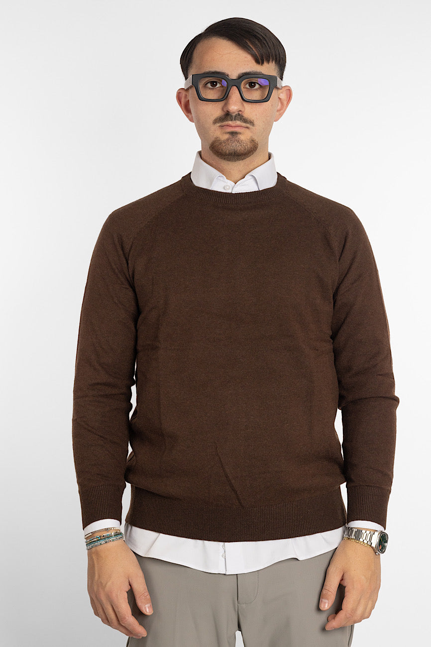 Cashmere Blend Pullover | 2 for €60 | Brown