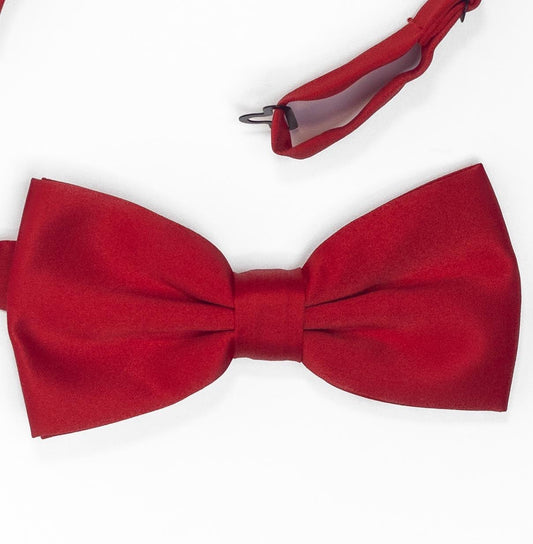 Solid Color Bow Tie | Red