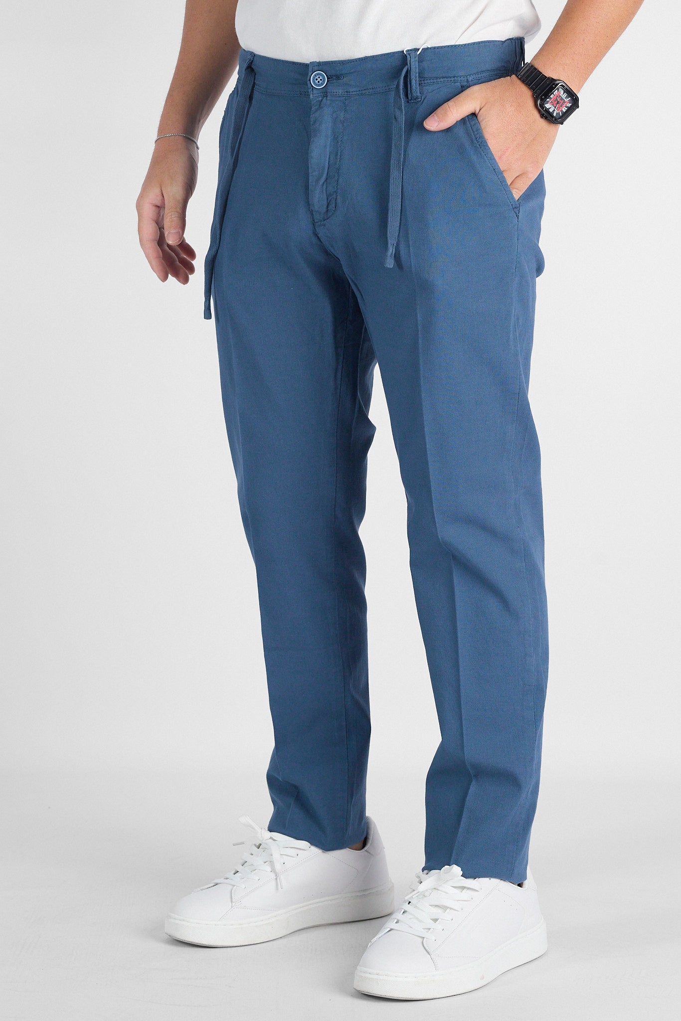 Pantalaccio Semi Slim Effetto Lino B711 | 2 per €50 | Avion