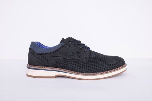 Derby Suede Shoe | Black