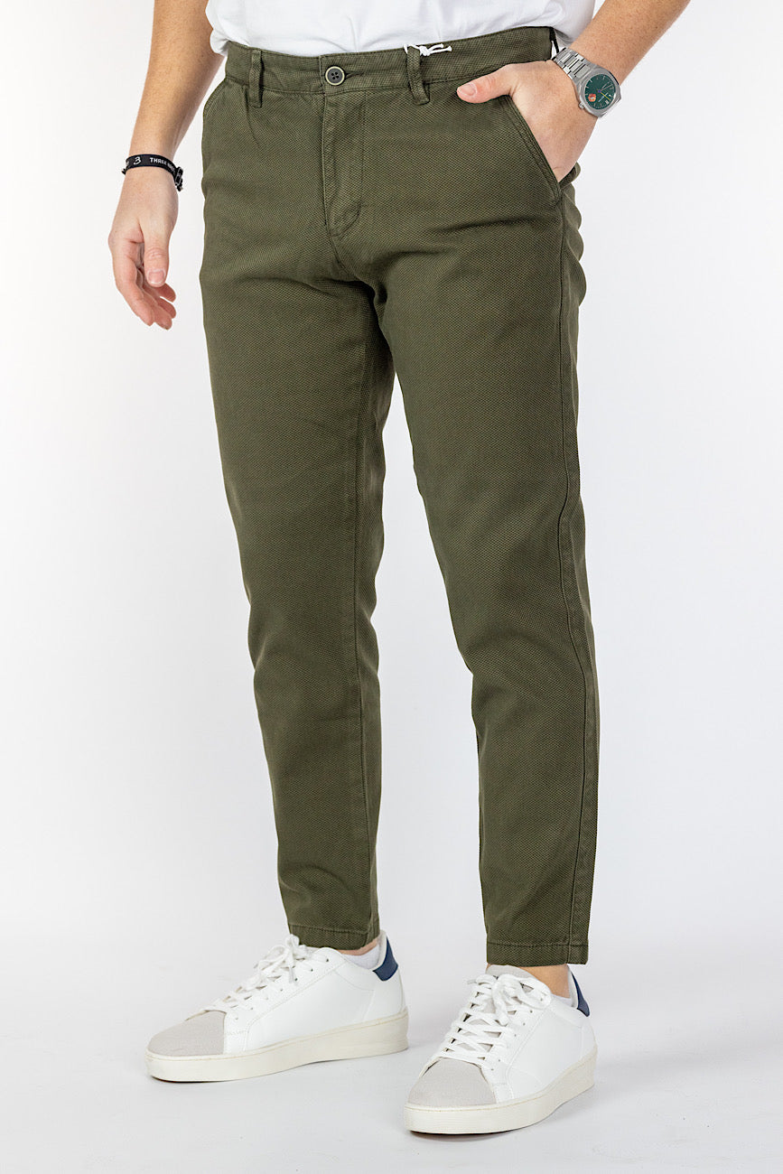 Pantalone Capri Armaturato | 2 per €40 | Verde