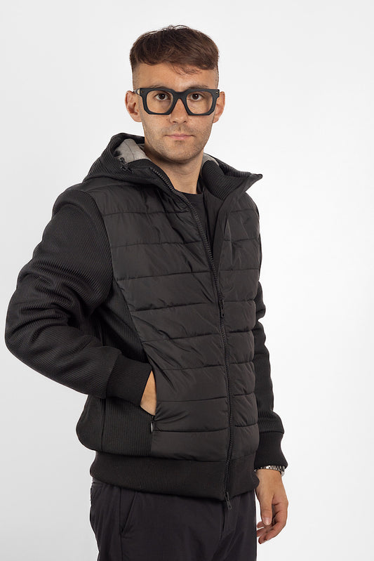 Bomber double tissu | Noir