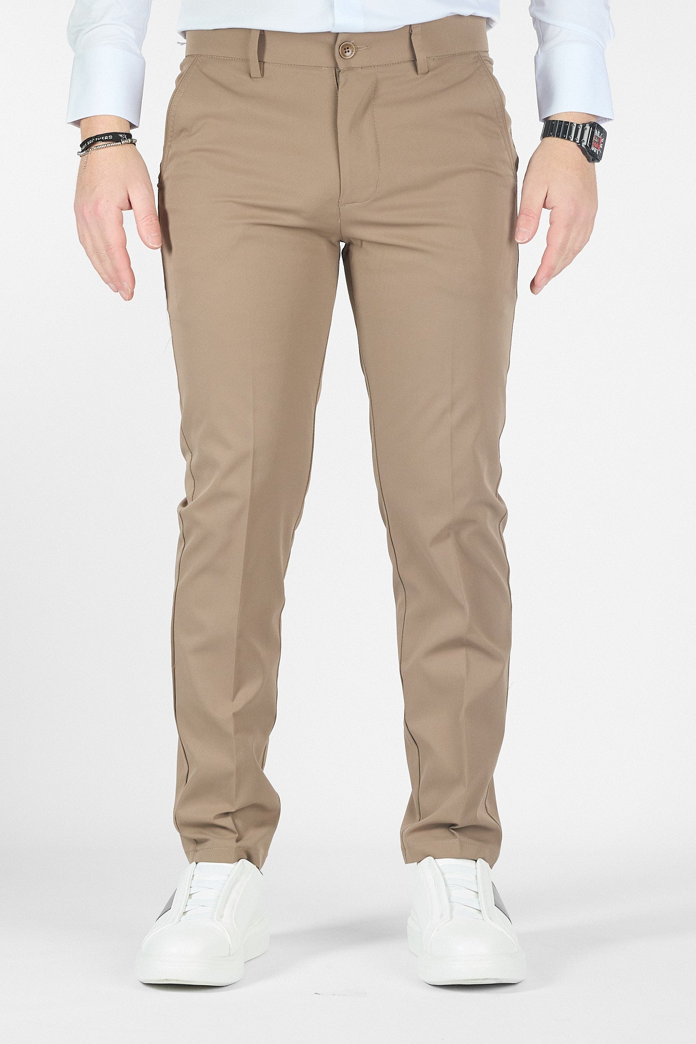 Pantalone Capri Active No Stiro NS07 | 2 per €60 | Fango