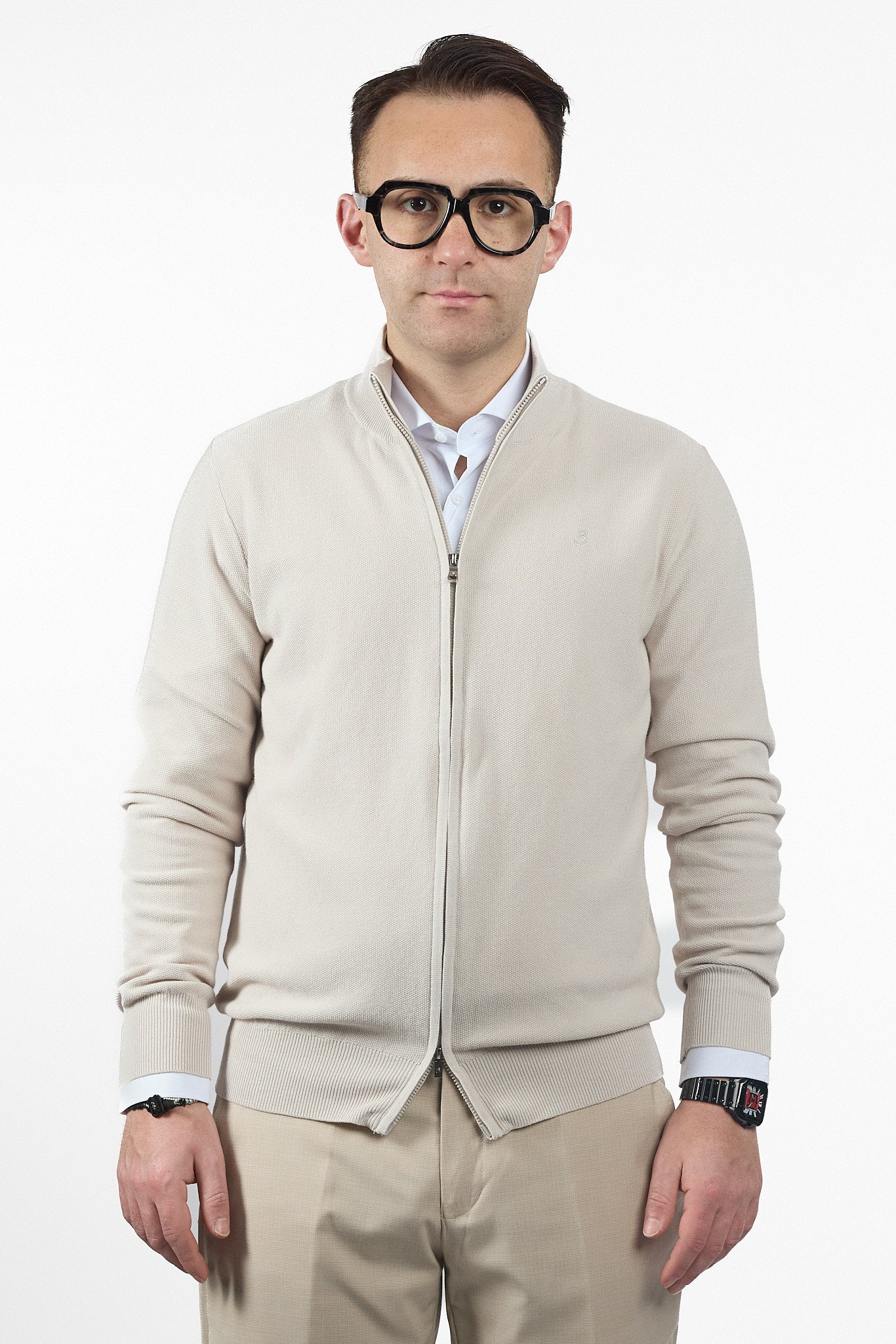 Chicco Cotton Full-Zip Sweater 1525 | 2 for €50 | Beige 27