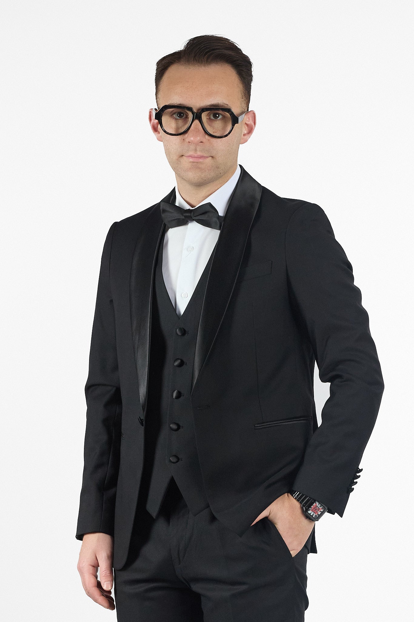 Basic Tuxedo with Vest | Black