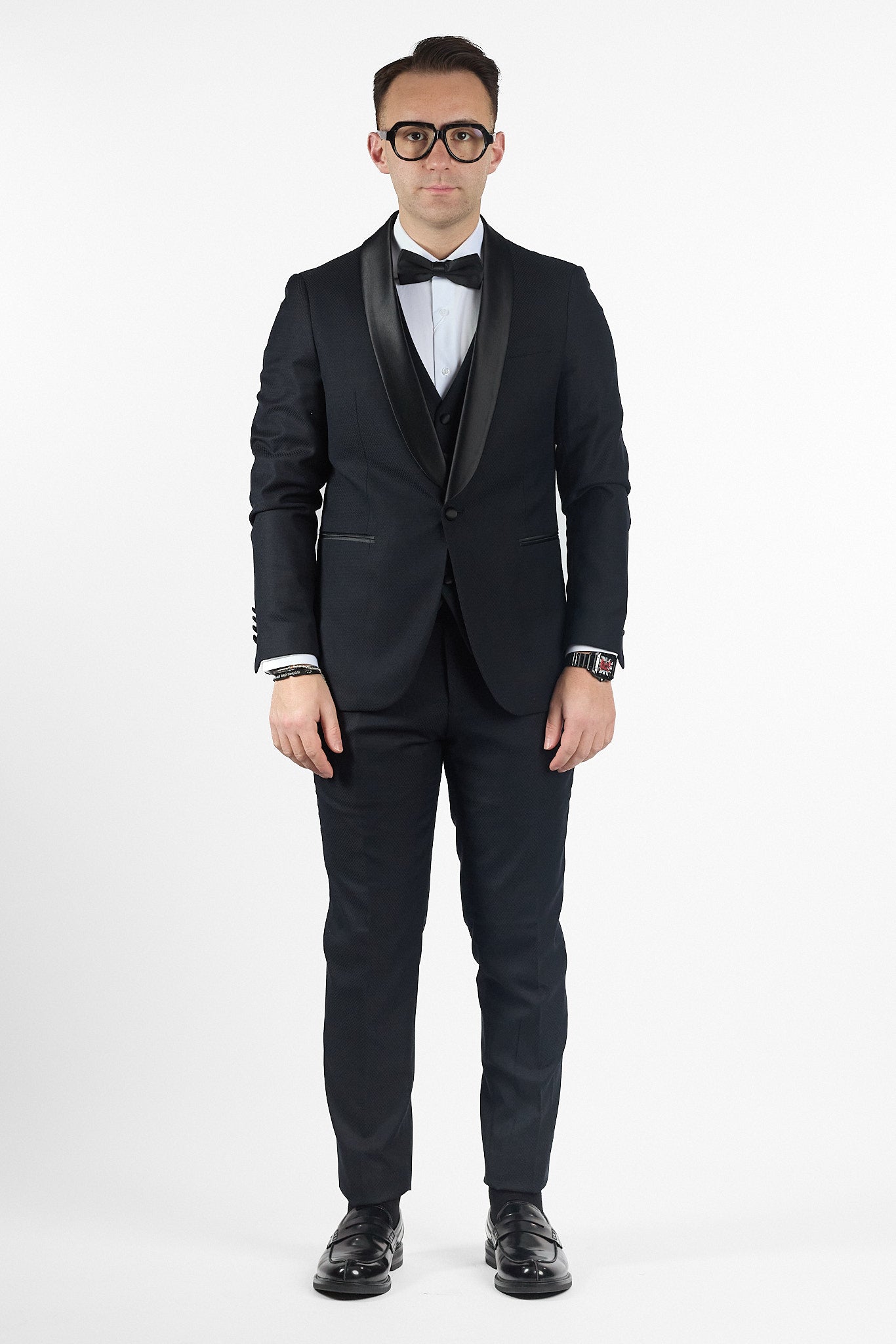 Luxury Tuxedo with Vest | Black