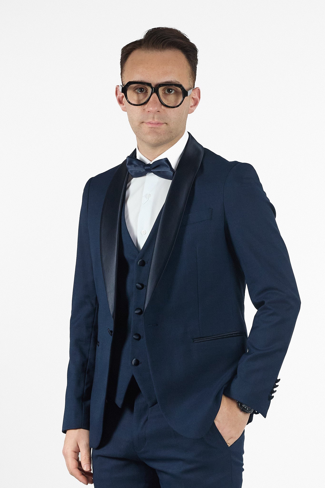 Basic Tuxedo with Waistcoat | Dark Blue