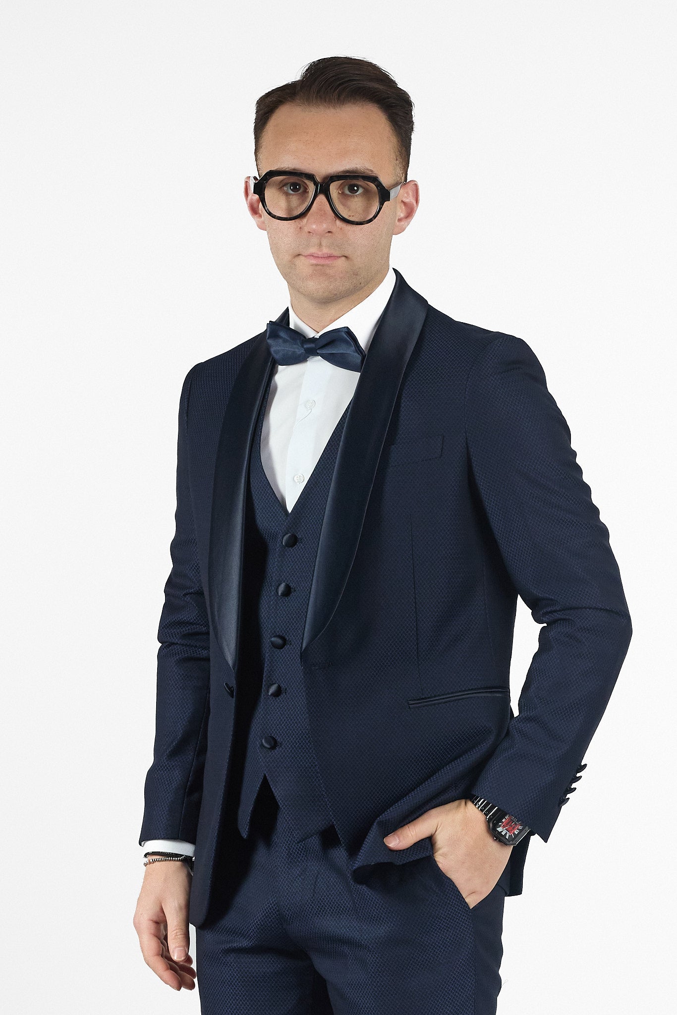 Luxury Tuxedo with Vest | Blue