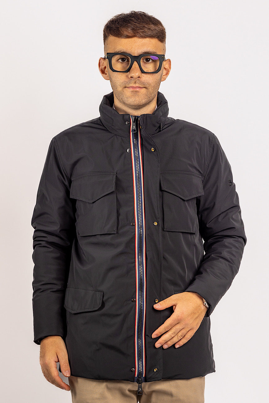 Field Jacket Idrorepellente | Nero