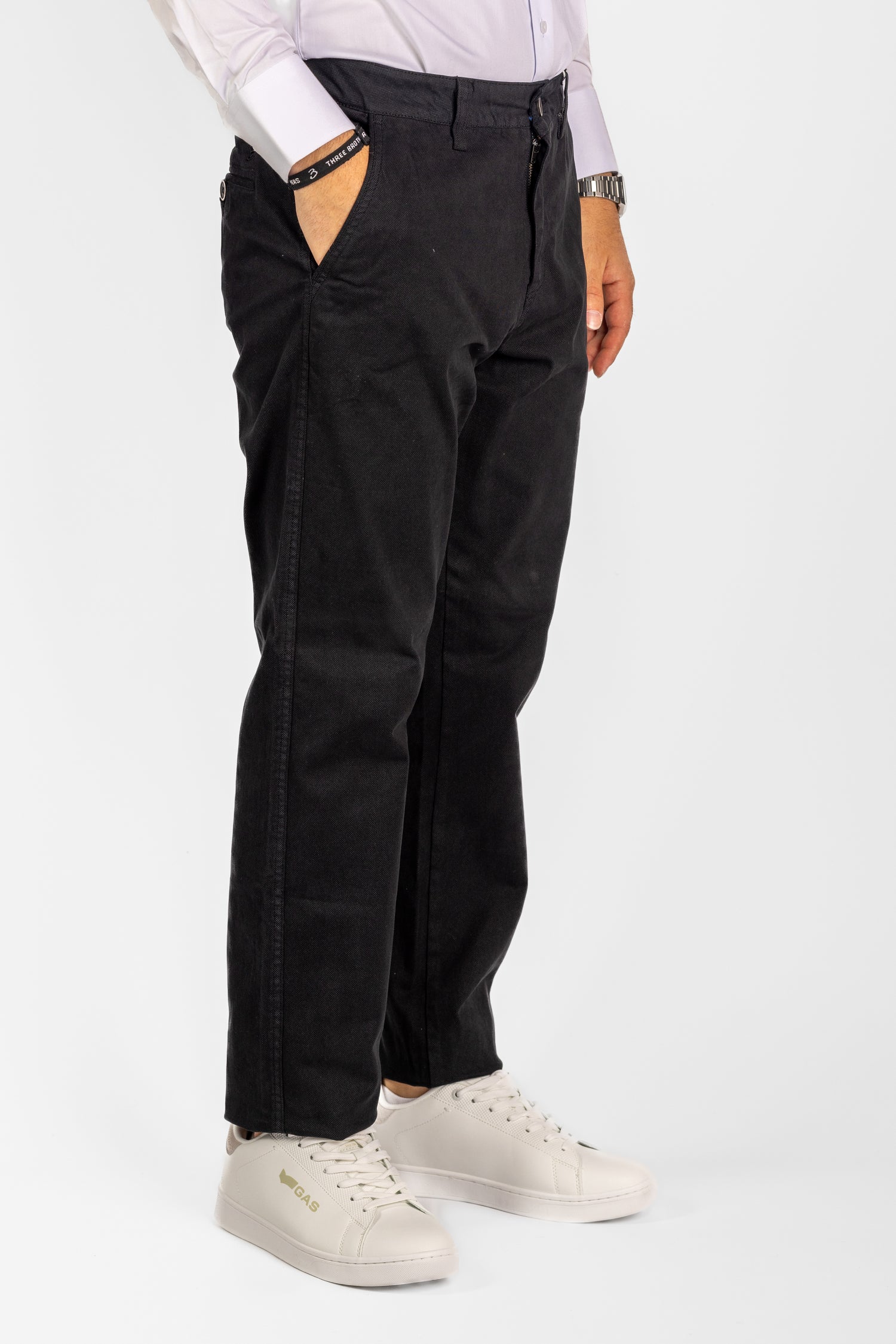 Pantalon à motifs Regular Soft Leg 2 pour 40 € | BR003 Noir