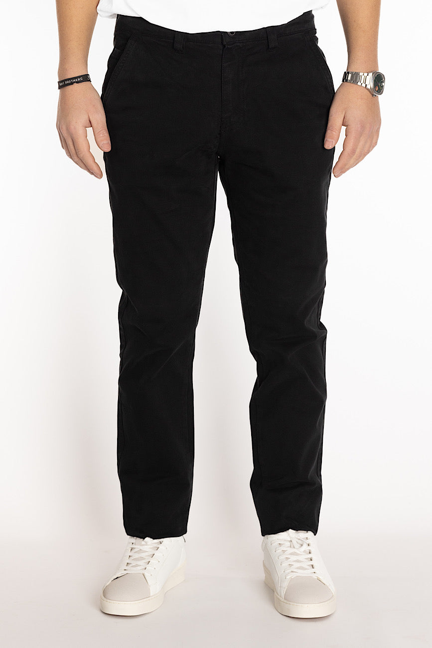 Pantalone Basic Semi Slim 007 | 2 per €40 | Nero