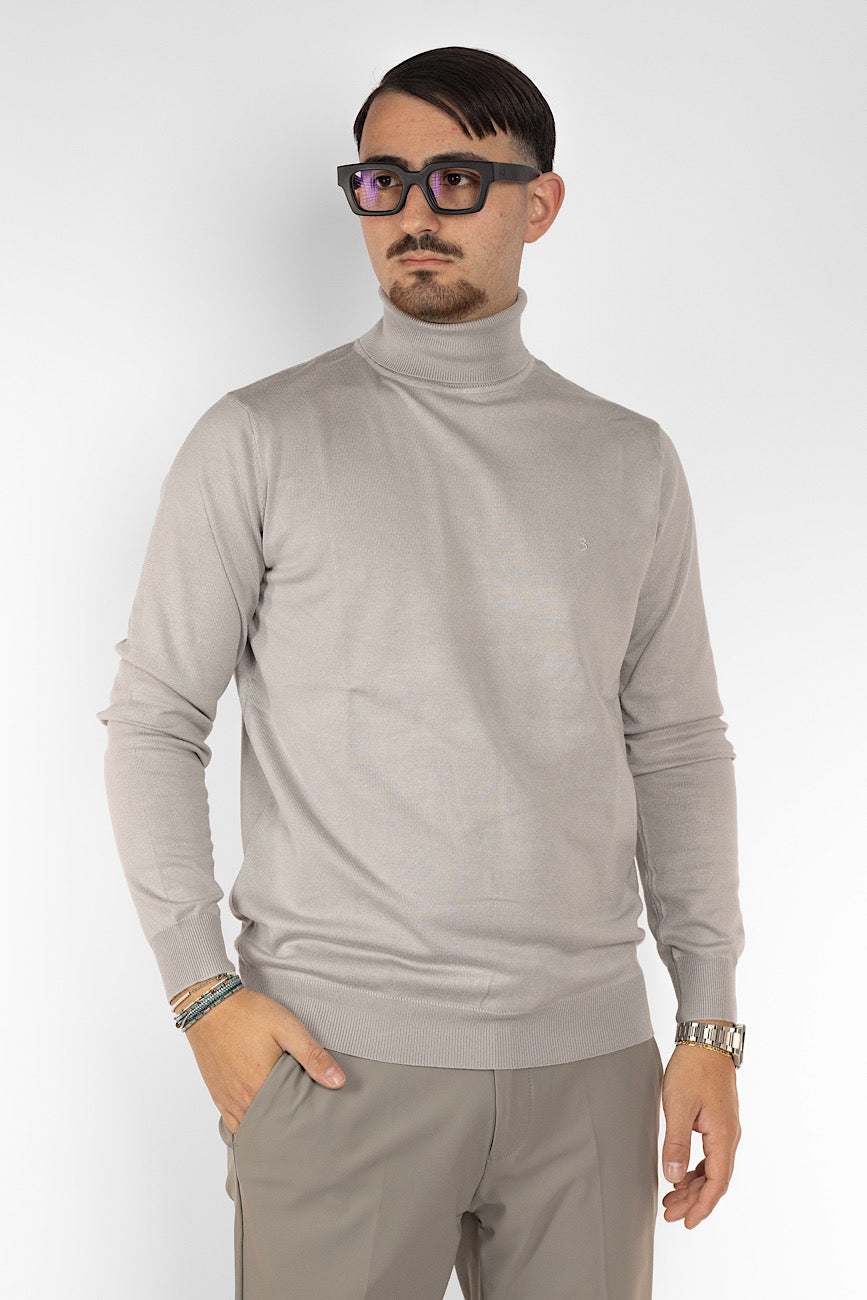 Hochgeschlossener Pullover | 2 + 1 Gratis | Eis