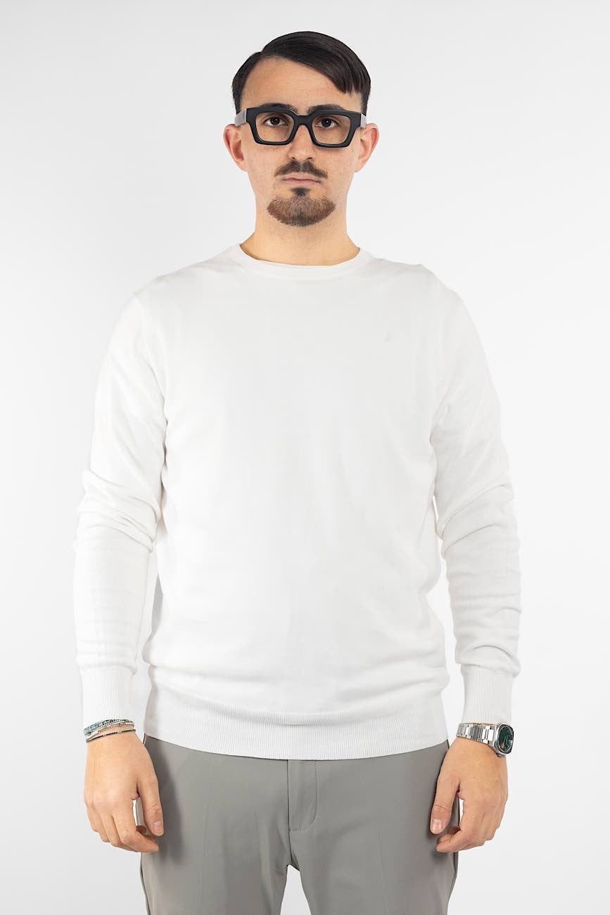 100% Cotton Crewneck Sweater | 2 for €40 | White 15