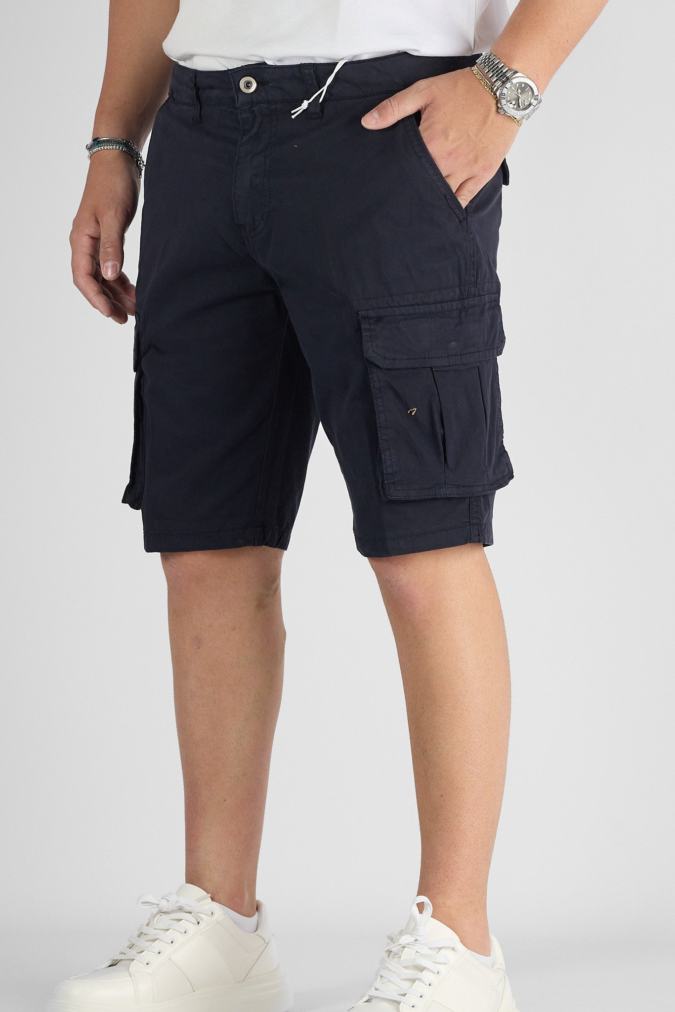 Bermuda Cargo con Tasche Laterali | 2 per €40 | Blu