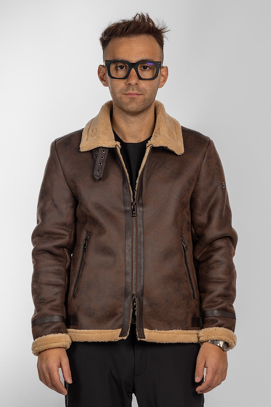 Ecological sheepskin Aviator model | Moro's Head