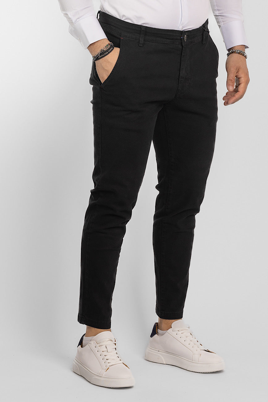 Pantalon capri à chevrons 2 pour 40 € | Noir