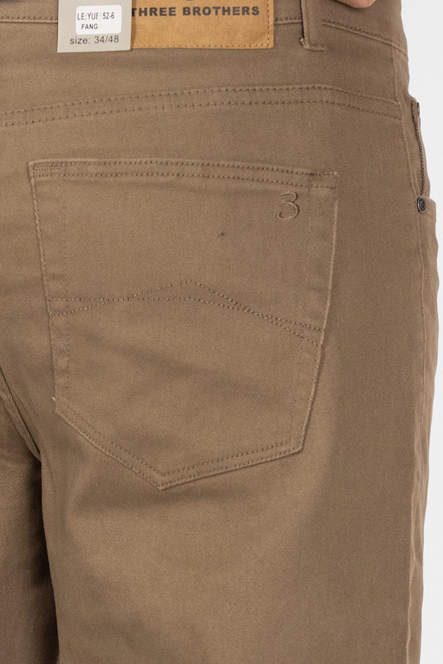 Pantalone 5 Tasche Regular | 2 per €40 | Tabacco