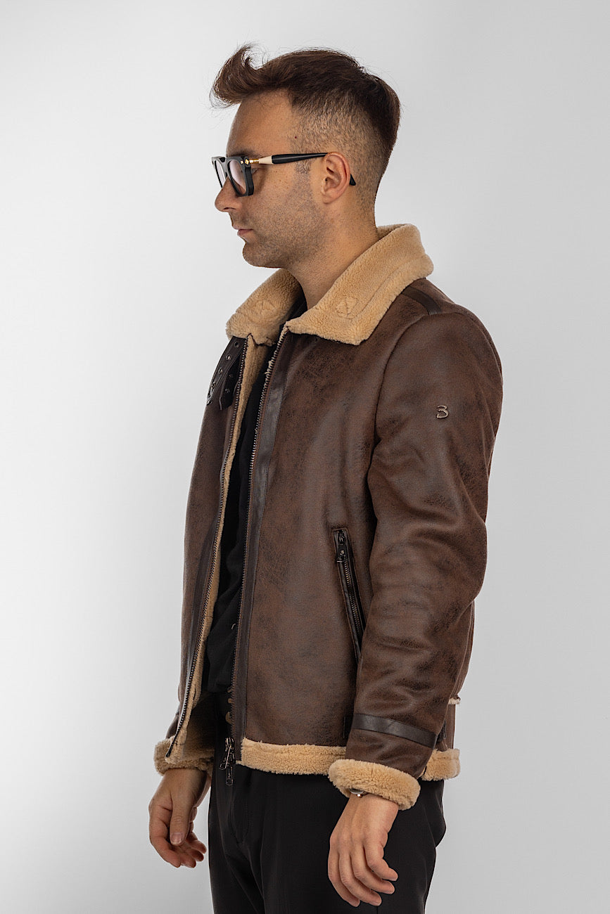 Ecological sheepskin Aviator model | Moro's Head