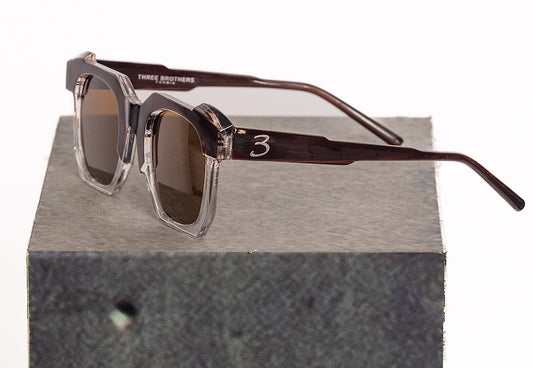 Bicolor Sunglasses | Brown