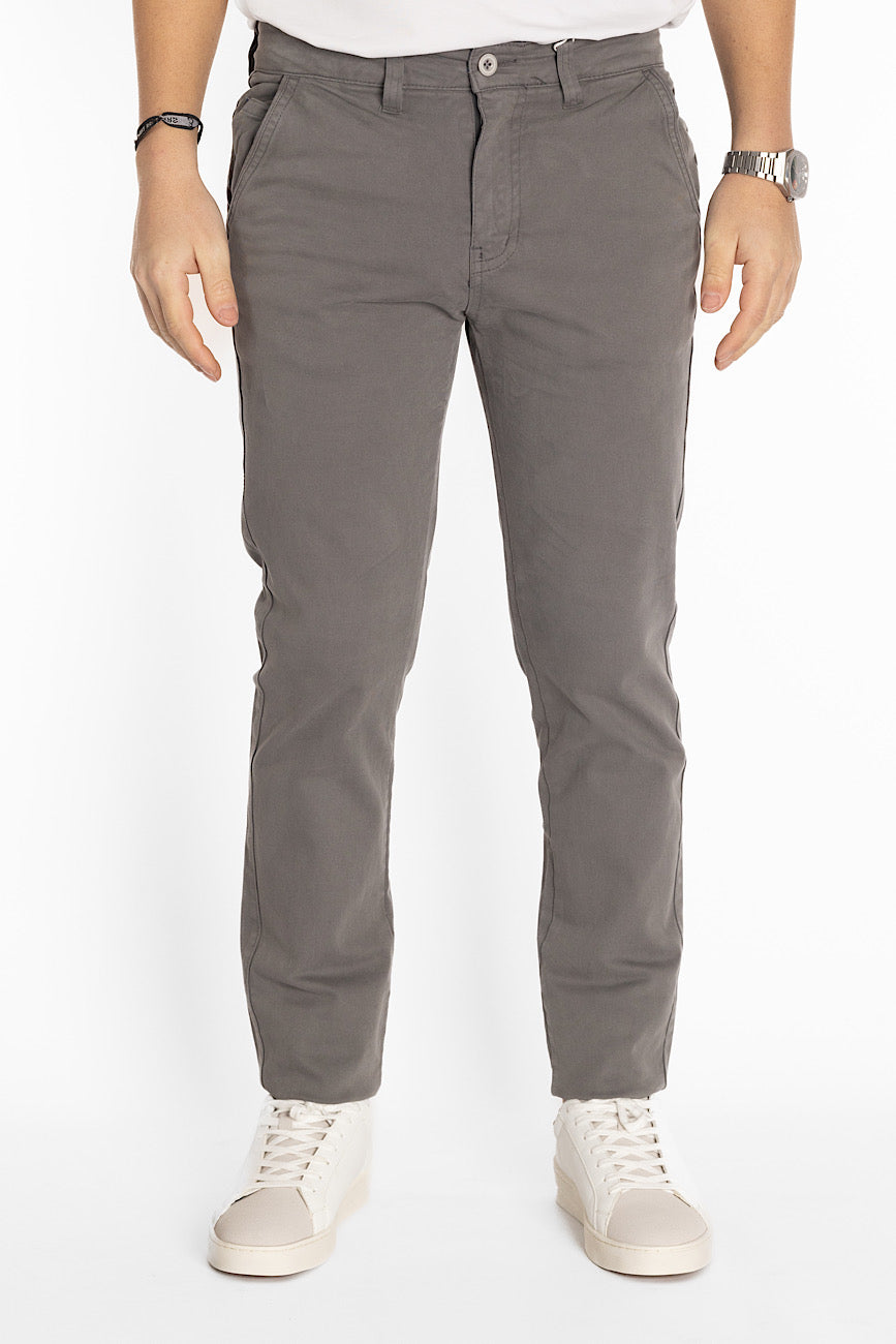 Basic Semi Slim Trousers 007 | 2 for €40 | Grey