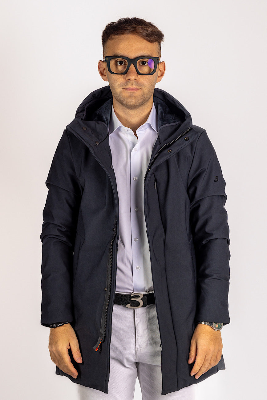 Parka Tessuto RRD Impermeabile | Taglie Extra | Blu