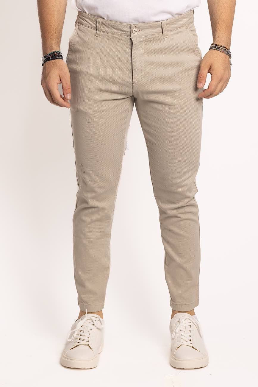 Pantalone Piquet Capri | Ghiaccio 6