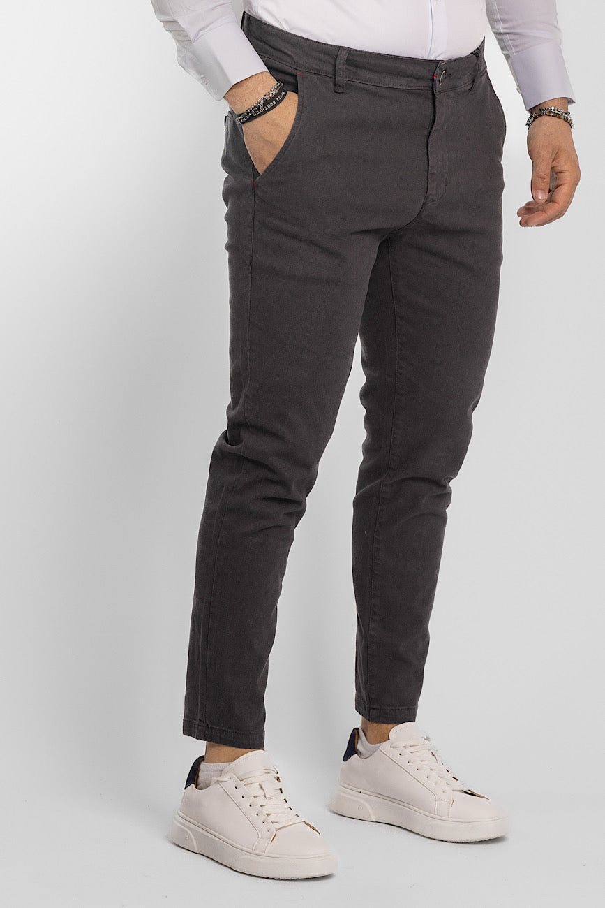 Pantalon capri à chevrons 2 pour 40 € | Gris