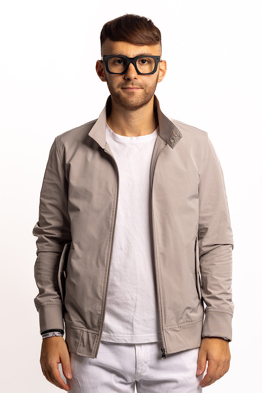 Barracuda Bomber in Unlined Technical Fabric | Sand