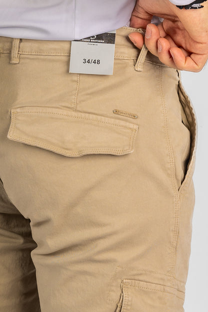 Semi Slim Cargo Pants | <tc>"€20 discount on the second"</tc> | Beige