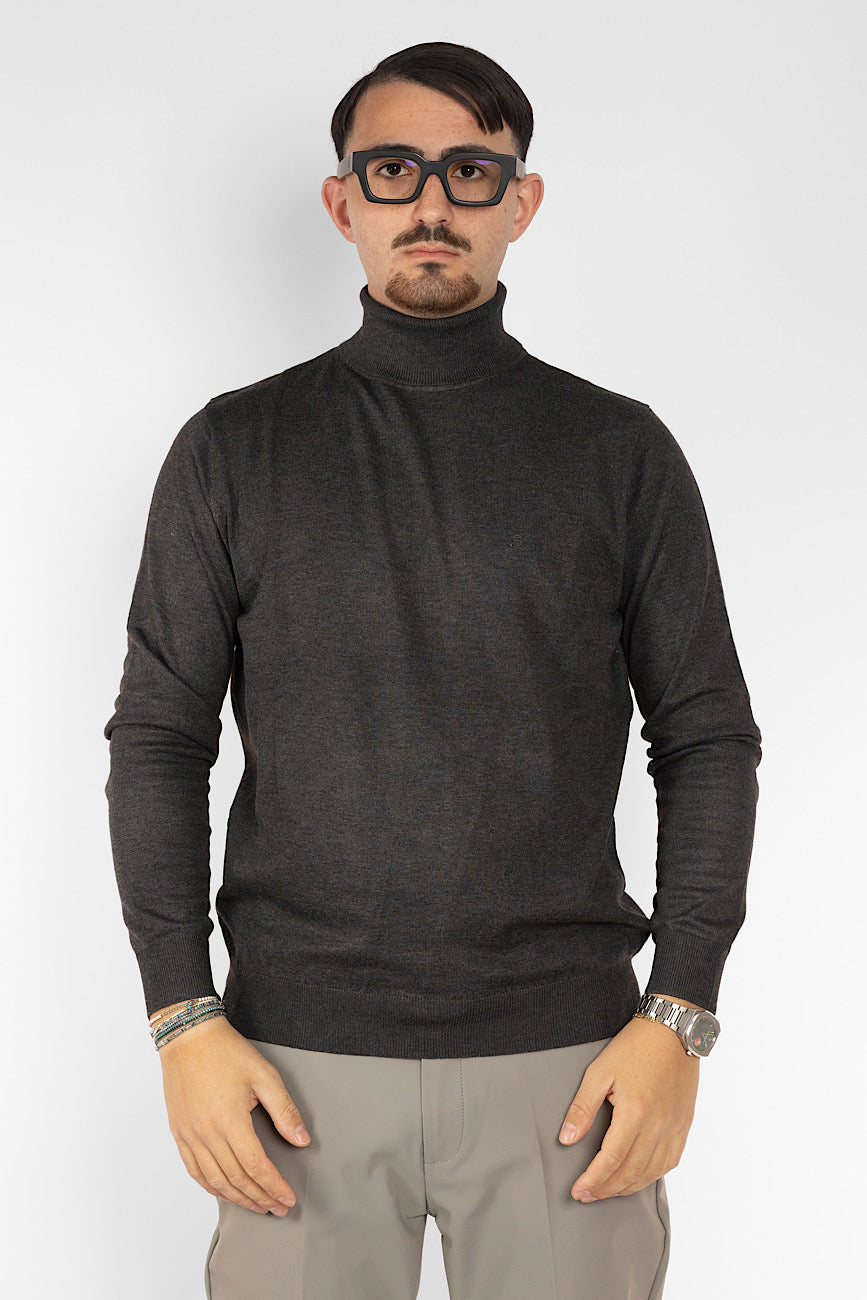 Pullover Collo Alto | 2 + 1 Gratis | Grigio Scuro