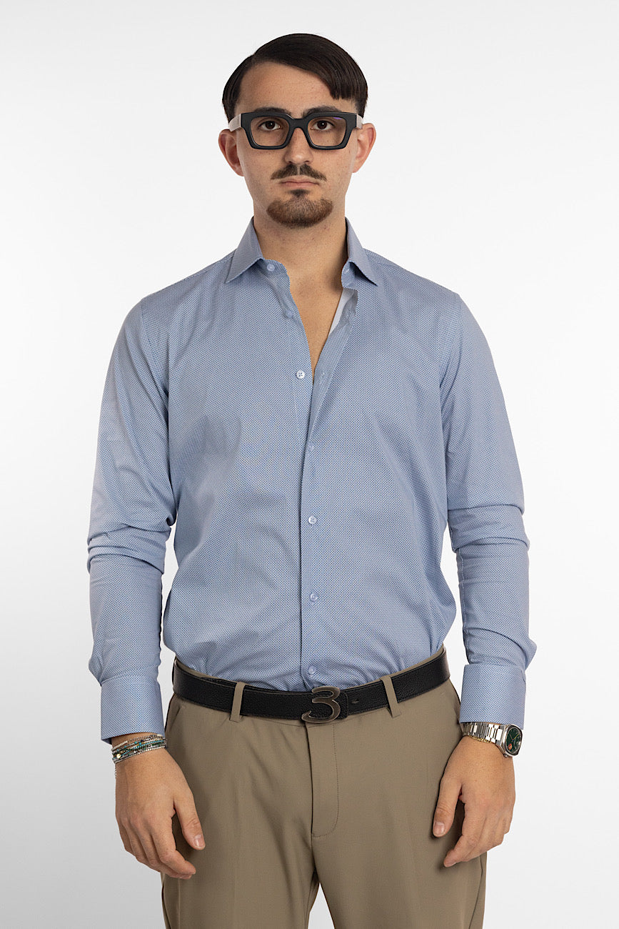 Camicia Facile Stiro Slim | Fantasia 5