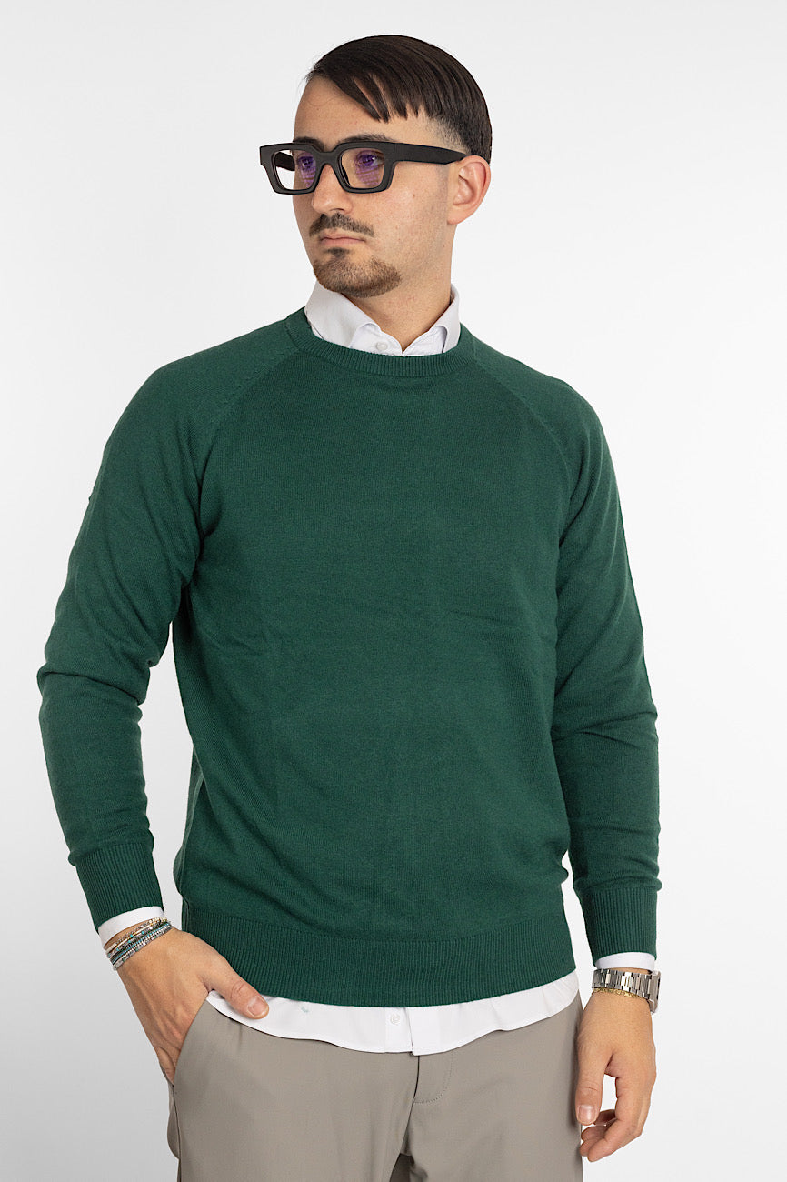 Cashmere Blend Pullover | 2 for €60 | Green